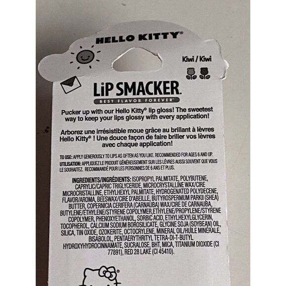 Lip Smacker Sanrio Hello Kitty Flavored Lip Gloss Lippy Pal Shimmer Kiwi NEW - Picture 6 of 7